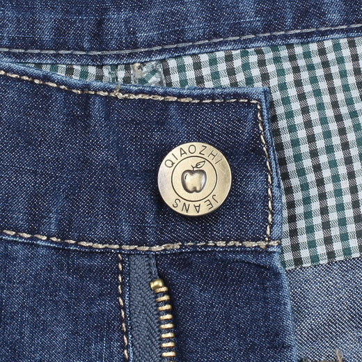 Jeans de la escuela electrónica de otoño hombres jóvenes jóvenes y de mediana edad de alta cintura recta pantalones casuales de negocios del verano pantalones de hombre de gran tamaño 5155 azul claro [estilo grueso de primavera y otoño] 32 [2 pies 5 cintura]