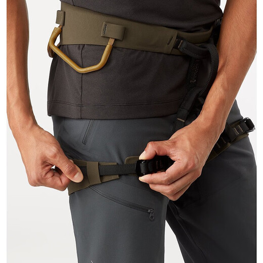 Arc'teryx (ARC TERYX) Arc'teryx AR-395a Men's Mountaineering and Rock Climbing Special Safety Belt Suitable for Competitive Climbing and Traditional Climbing High Tatsu/Water Pine Green XL