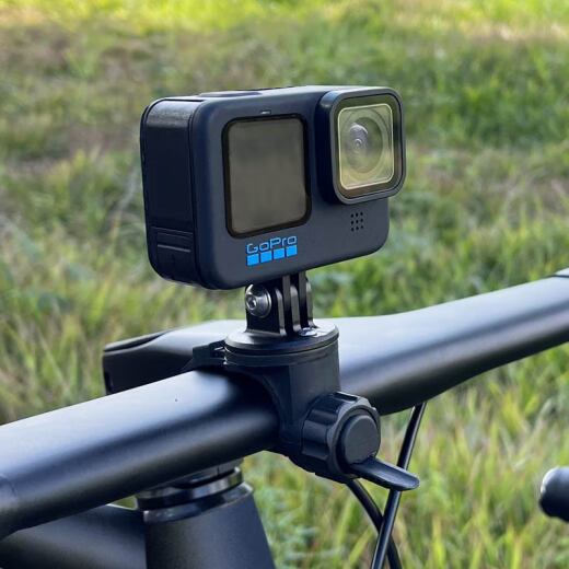 安士山公路自行车运动相机支架碳纤维一体扁把适用于GOPRO大疆Insta360 S700运动相机支架