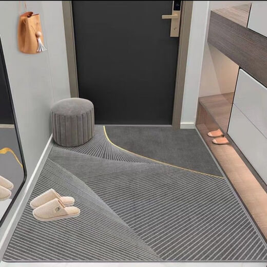 Shansui entrance hall vertical version modern entrance carpet door mat door floor mat household cuttable entry floor mat carpet thickened visual aesthetic 100 160*200cm