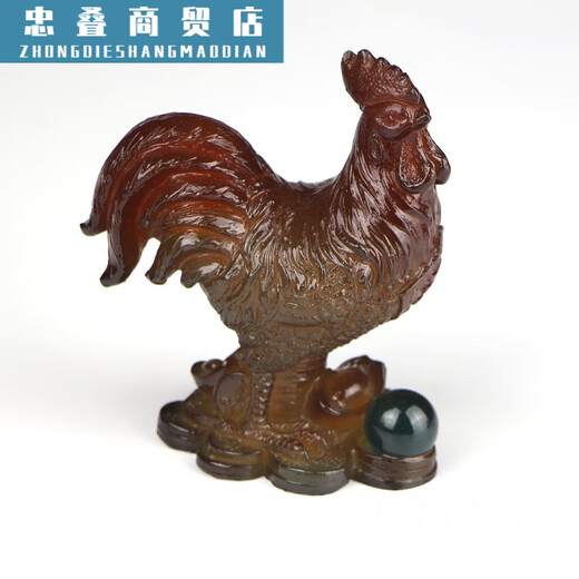 Twelve Zodiac Tea Pets Change Color 12 Zodiac Zodiac Signs Little Rooster Tea Pet Tea Play Ornaments Tea Tray Tea Table Tea Table Skill Rabbit Turns Topaz Color