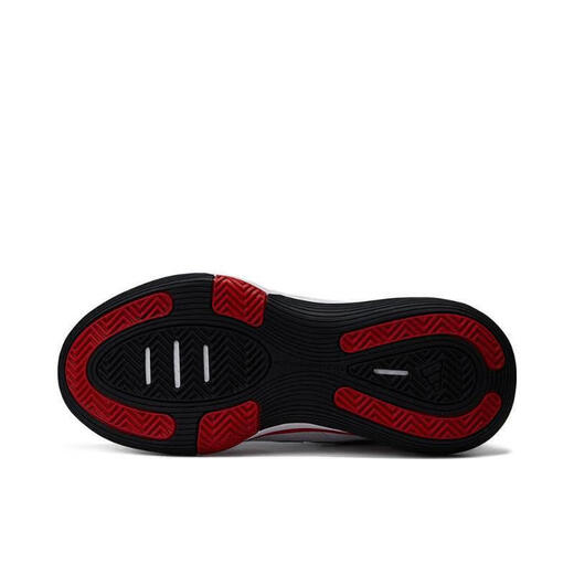 阿迪达斯 （adidas）男鞋夏季新款透气运动减震耐磨休闲实战训练篮球鞋 IE9277 白黑红 44