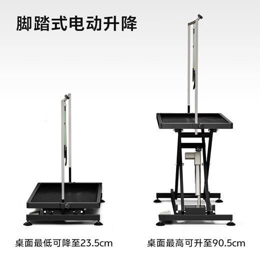 Jirpet pet grooming table dog and cat grooming table electric lifting bath holder blowing table table folding 007J high version