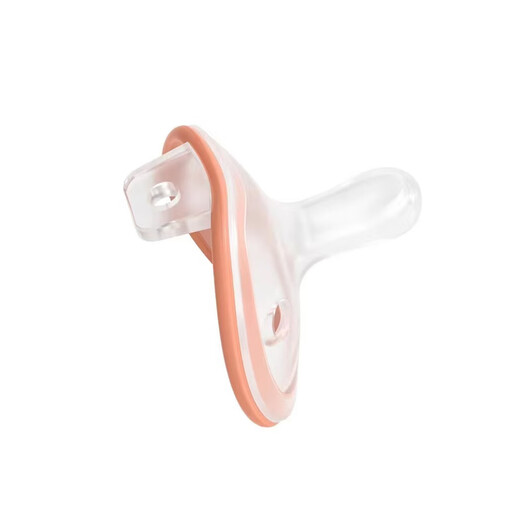 Xingbeisi pacifier for newborns 0-3-6 months, anti-flatulence, day and night baby sleep aid, newborn chewing gum for 1 year and above, 0-18 months, 2 packs, imitation thumb round mouth + flat mouth style, imitation thumb pacifier + storage box + anti-lost chain