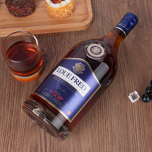 Louis Fred's Wine VSOP Brandy Napoleon Bottle Wine Imported 1000ml Gift Box Gift Gift 40 Degrees of Spirits Napoleon vsop 1000mL 1 Bottle