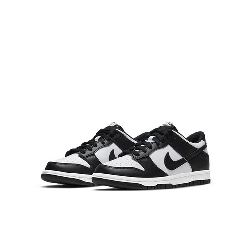 Nike (Nike) Frauenschuhe 2025 Frühling neuer Dunk Low (GS) Frauen Schwarz-Weiß-Panda Low Top Wear-Resistant Sports Schuhe CW1590-100 38