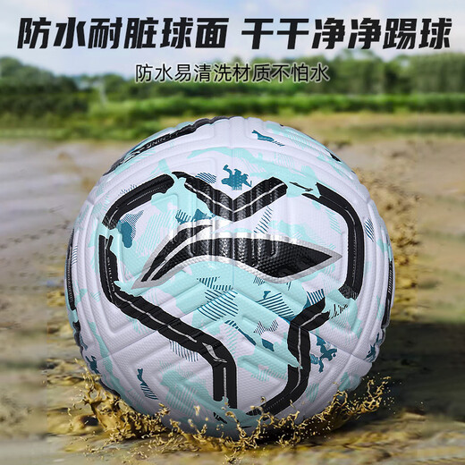 Li ning Football n ° 5 Adulte Children's Kindergarten Professional Competition Training Ball pour le lycée Examen d'entrée Ball Patch Ball White Powder - Shadow Series / TPU Patch 717-2 N ° 5 Ball (Formal 11 personnes Faire)