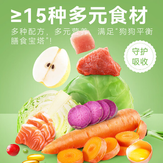 Bile duck pear full price adult puppy full price dog food 1.5kg small medium and large dog Teddy golden retriever universal 3Jin [Jin equals 0.5kg]