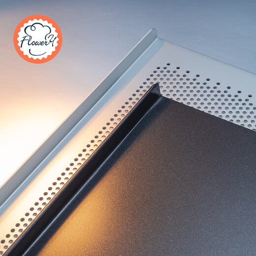 Fenghe Rili Handelsofen Backschale 60x40 cm flache Geschirr mit Nicht-Stall-Brotkuchen-Becken Keksen Privates Backform My1143 Aluminiumlegierung Anode 1,08 kg Höhe 2 cm