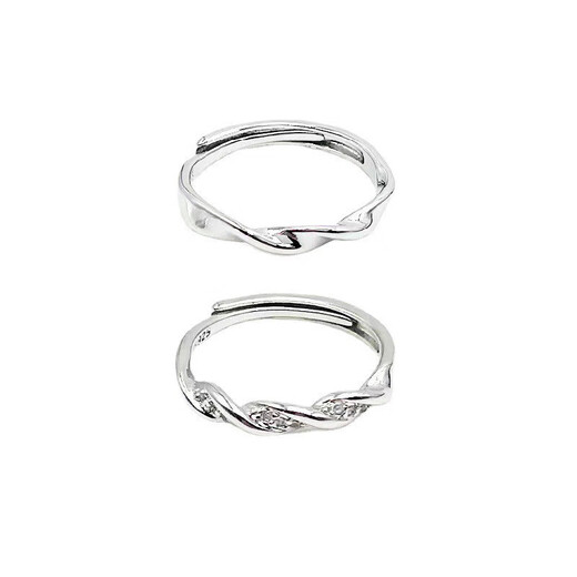 Endless Love Ring Couple Style Pair Ring Bestie Ins Niche Design Adjustable Temperament Ring J160 Endless Love Ring Men's Style