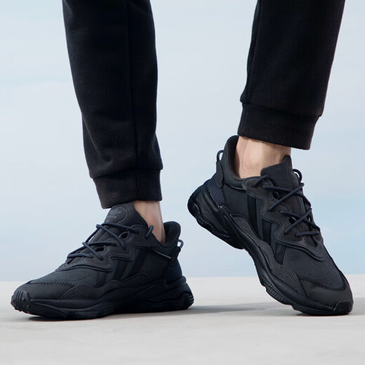 阿迪达斯 （adidas）三叶草休闲鞋男鞋 2025夏季新款OZWEEGO复古运动老爹鞋 9926/深灰/晒图返10 39