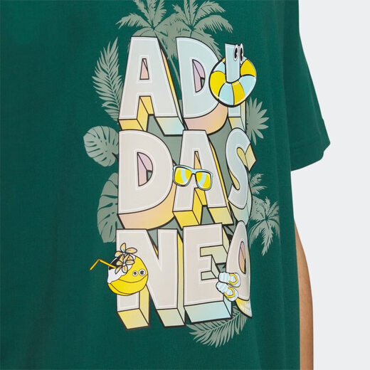 
Adidas men's and women's clothing Fashion trendy sportswear Running training Fitness casual round neck short-sleeved T-shirt IP3886 3XL/190