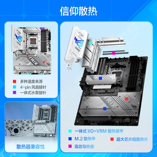 ROG [Big New Product] Snow Blowing Motherboard Supports CPU 9900X/9950X Series X870 New Product Motherboard [Snow Blowing Motherboard] ROG STRIX X870-A