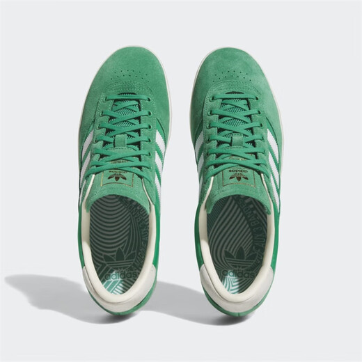 阿迪达斯 （adidas）男鞋休闲板鞋 PUIG INDOOR 超轻耐磨透气经典三叶草低帮运动鞋 绿色/HP9759 标准40/US7