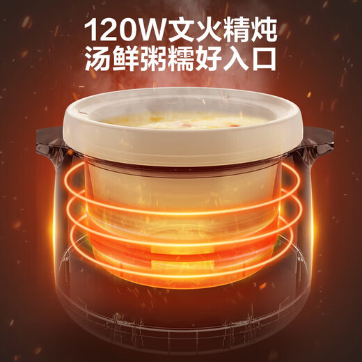 SUPOR electric stew pot household multifunctional pot 1.5L electric stew pot stew soup cup bird's nest pot health pot low heat slow cooker electric stew pot fine stew porridge soup pot 1.5L DG15YC869