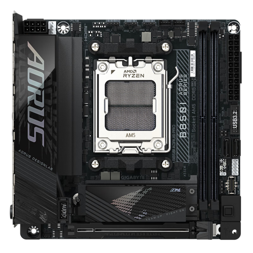 Gigabyte AMD B850MINI ITX MINI CARVING R7 9800X3D 9700X 7800X3D / R9 9900X 9950X / R5 7500F BOX ORIGINAL CPU CPU SET NOUVEAU R7 9700X [8 CORES 16 FILS] Boîte d'origine