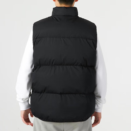 耐克（NIKE）棉服马甲外套男装冬季新款运动服户外防风保暖背心休闲舒适上衣 FB7374-010黑色 S