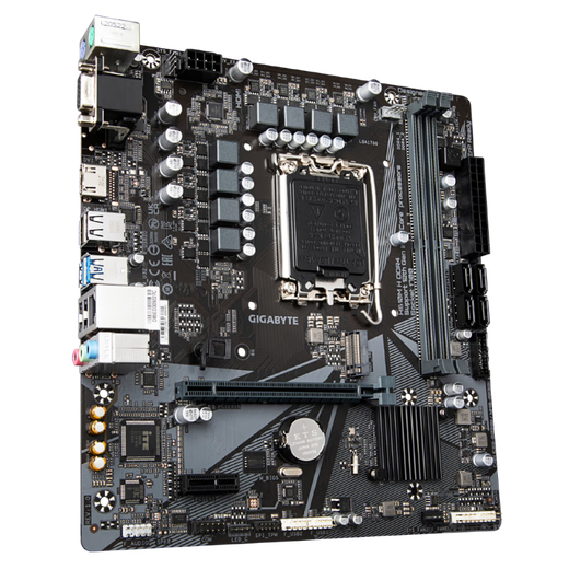 Gigabyte (Gigabyte) I3 13100F / 14100F Boîte avec B760 / H610 Motherboard CPU Set Board U H610M H V2 D4 [DURABILITÉ] I3 12100F [4 cœurs et 8 threads, pas d'affichage central]
