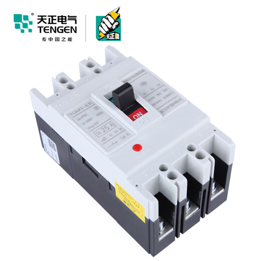天正电气（TENGEN）TGM1-63L/3300 63a塑壳断路器3P 4p空气开关40A 32 TGM1-63L/3300(3P) 50A