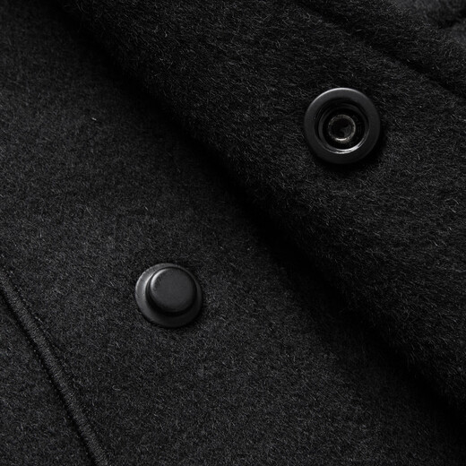 Antonio [97% en laine] 2025 Automne et hiver veste en laine épaisse pour hommes Business Men's Casual Abell Veste en laine noir 3xl 56 (190 / 104A)