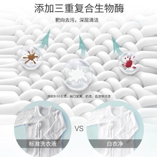 Libai cashmere wool laundry detergent down jacket cleaning agent stain removal and stain removal without damage clothing cleaning agent soft fluffy portable [3 bottles] white clothes clean 80g 2 bottles + marine liquid 80g