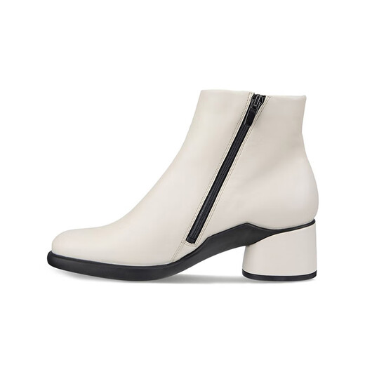 Bottes ECCO AIBU pour femmes, Nouveau cuir de mode Bottes minces à talon épais pour les femmes en automne et hiver, sculpture 222413 Pays de publication à l'étranger 01378 35