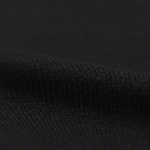 Jinba Men's Clothing (K-Boxing) Jinba Men's Short Sleeve Cotton T-shirt Mulberry Silk Round Neck BTCT1301 Black 180/XL