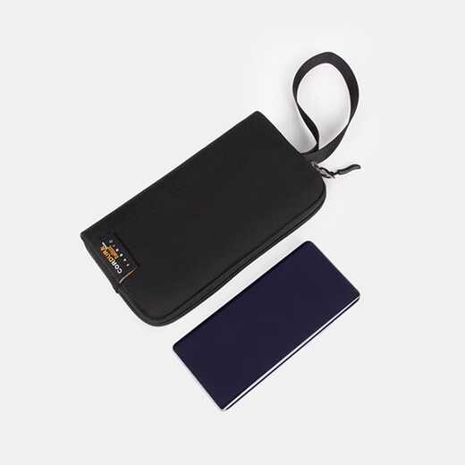 OLOEY Nylon Handbag Men's Mobile Bag Mini Clutch Coin Bag Simple Wallet Black
