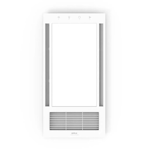 Opp JS-BPS6112/6212 Opp Bathroom Helmet integrated ceiling LED lighting multi-function DC variable frequency air heating bathroom heater Yuexin series JF- BPS6212 dual-core variable frequency electric