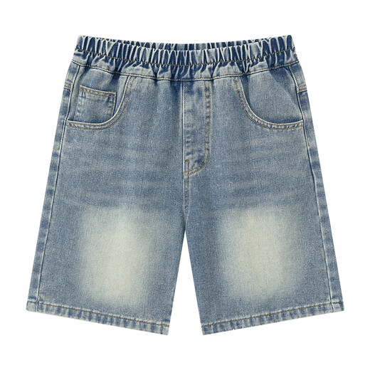 Zuoxi Boys Shorts Jeans infantiles 2025 Nuevo estilo Mid-Large Summer de verano Pantalones de cinco puntos Color 130