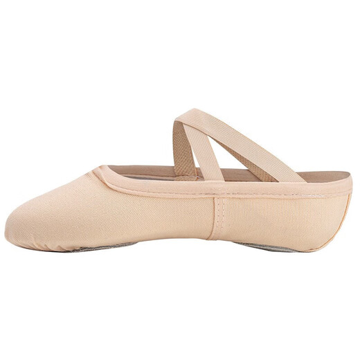 
Sansha ballet practice shoes cotton canvas dance shoes children's soft sole shoes dancing cat claw shoes NO.56 pink 30