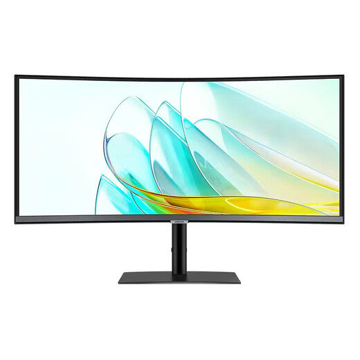 Samsung (SAMSUNG) 34-inch curved quasi 4K fish screen 100Hz e-sports game audio TypeC KVM ultra-wide split screen desktop notebook external 2K office computer monitor LS34C650UACXXF official direct flagship store