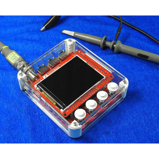 
DSO138mini digital oscilloscope DIY production electronic teaching competition training kit STM32 13807K-kit + shell + 118 small board