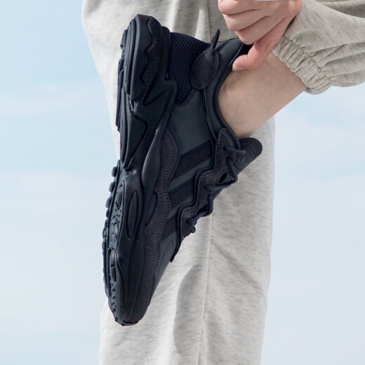 ADIDAS Clover Shoes Women's Shoes Men's Shoes 2025 Spring New informal Breathable Dad Shoes amortiguando y cálidos zapatos deportivos Gy9926/cuero Upper/gris oscuro/trébol de tres hojas 36