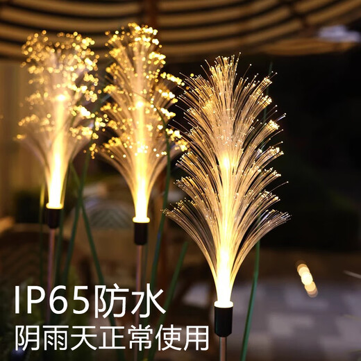 Shiyan Solar Garden Lamp Outdoor Waterproof Home Garden Yard Villa Reed Outdoor Decorative Ground Plug Lamp Solar Cloth Reed Lamp Eight Pack