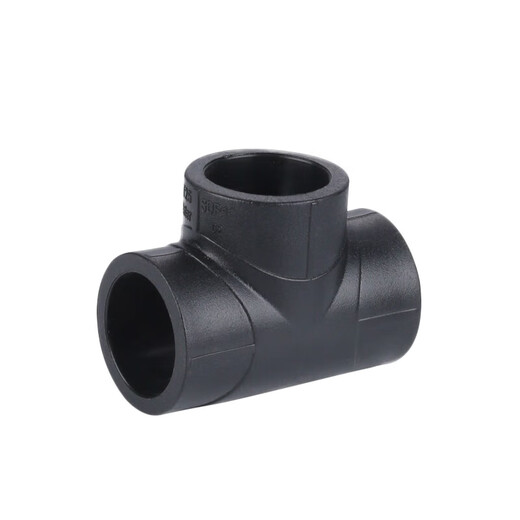 Jinniu Pipe Industry PE Butt Equal Diameter Tee Standard Size Ratio SDR11 Specifications 63mm Black 63mm PE