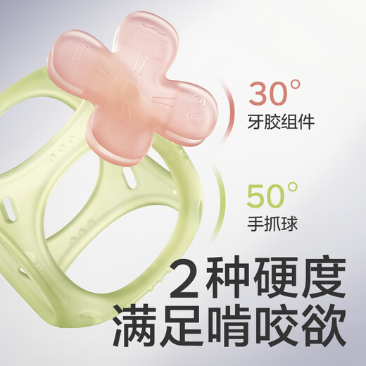 babycare宝宝牙胶磨牙咬咬胶 婴儿玩具百变牙胶套装 佩里花园+收纳盒