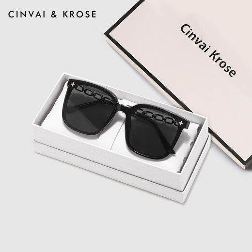 Cinvaikrose Официальный веб-сайт Высококачественные солнцезащитные очки для женщин в летнем солнечном защите 2025 Новый модный вождение на открытом воздухе и вождение дамы солнцезащитные очки черно золото