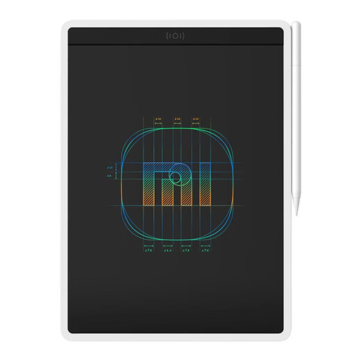 Xiaomi Mijia LCD small blackboard colorful version 13.5 inches children's drawing board writing calculation handwriting painting graffiti small blackboard colorful version 13.5 inches + protective case