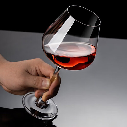 MARTIGUES Burgundy red wine glass set home handmade crystal glass wine goblet 500ml Burgundy glass 2 pieces