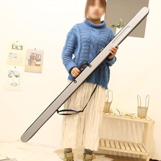 Fishing bag lightweight ultra-light fishing gear bag 1.25m 1.35m 1.55m fish bag storage bag hard shell bag long pole bag 75cm*7cm*7cm black