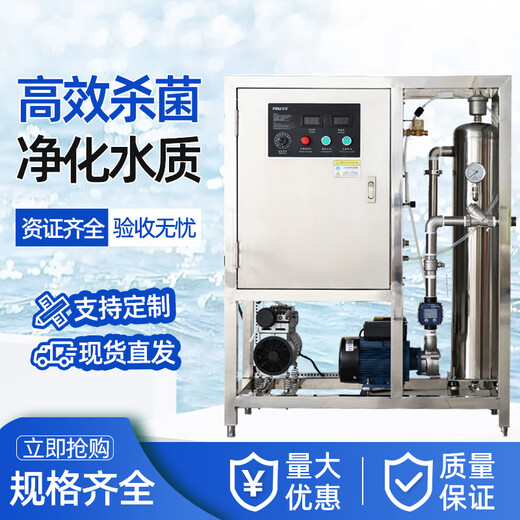 Keyuanmiao ozone generator air oxygen source industrial commercial domestic sewage treatment ultra-pure aquatic food and beverage breeding swimming pool cold storage sterilization and disinfection machine COD decolorization oxygen source 150g/h