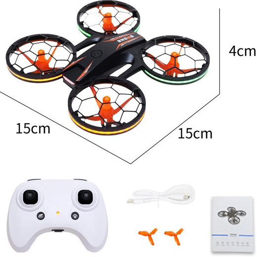 RH826 modèle de drone léger accessoires jouet d'avion télécommandé électrique d'entrée de gamme pour enfants quadrirotor à hauteur fixe grand elfe noir hauteur fixe avec boîte lumineuse et lustre