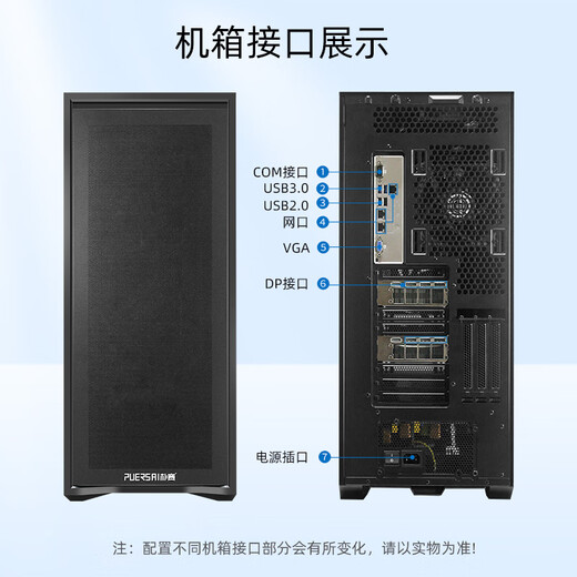 Park Sai single-channel AMD EPYC Xiaolong 9754/9654DeepSeek deployment graphics rendering/simulation computing/CPU rendering/finite element computing CFD server workstation main single-channel 9754 128 core 256 threads 32G memory set display 1T solid state