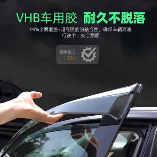 Yushanhe is suitable for 24 Toyota RAV4 RAV4 rain shields, car windows and rain eyebrows, car rain shields RV4 rain strip artifact, 20-24 RAV4 RAV4 *6 pieces, including triangular windows, 3D stainless steel bright strips, rain shields, ten-year warranty