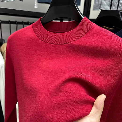 Tête du vieil homme (Laorentou) Couc rond Pur Cardigan masculin d'hiver épais chaud décontracté version coréenne colored couleur cool épais tricot tricot pull de base masculine A9901 vert 2xl 185