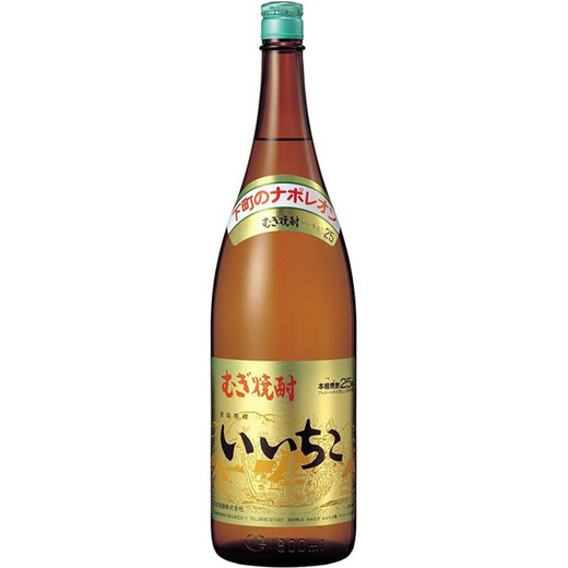 亦竹名企严选 iichiko特制烧酒大麦本格烧酎日本洋酒可泡梅子酒果酒 亦竹烧酒 1.8L1800mL1瓶