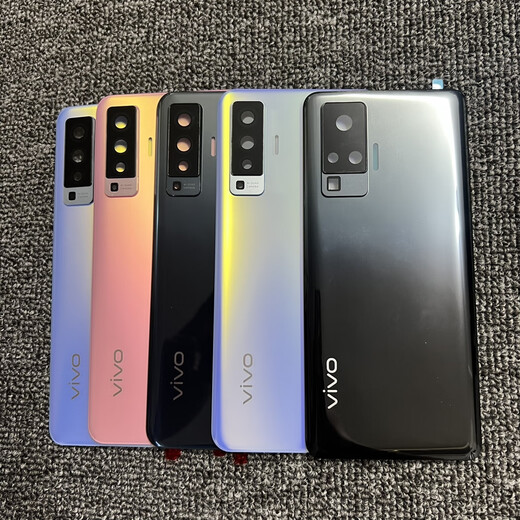 Vivo brand original vivox50 back cover glass x50Pro mobile phone back case battery cover glass back cover x60pr X50 liquid oxygen pure back cover with frame lens