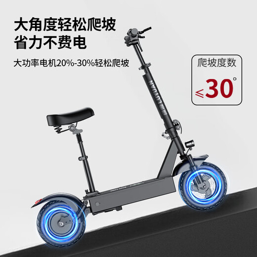 Luyuan Recommended Brand for Life Electric Scooter Lithium Battery Portable Foldable Electric Vehicle Adult Two-Wheeled Scooter Mini Electric Vehicle 48V/210-230 Miles/1000W/Smart AI/Ultra-light Aluminum Alloy