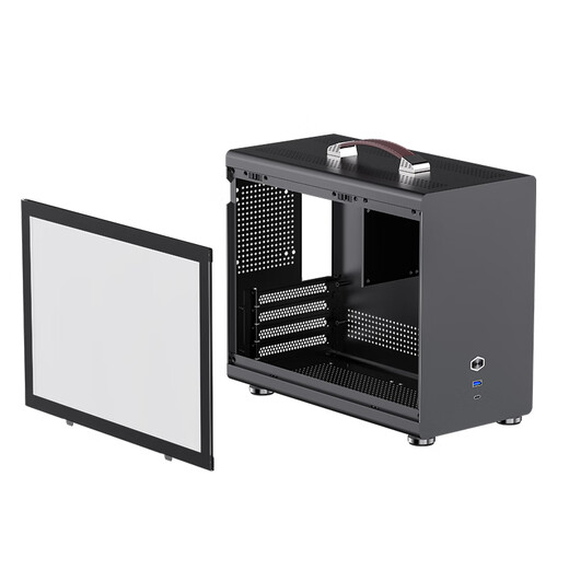 游戏帝国（GAMEMAX）Spark火种Mini手提电脑机箱/ITX塔式散热黑色Typc-C（0.8mm/侧透/便携小钢炮/ATX电源）